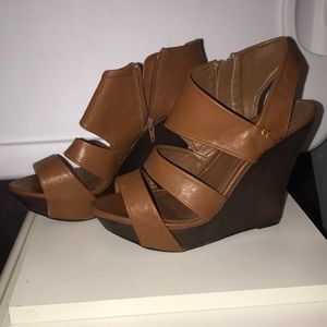 Brown Charlotte Russe wedges